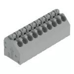 Złączka do płytek drukowanych przycisk 1,5 mm² RM 3,5 mm 10-bieg, szara 250-110