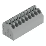 Złączka do płytek drukowanych przycisk 1,5 mm² RM 3,5 mm 9-bieg, szara 250-109