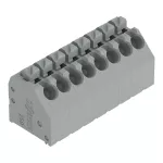 Złączka do płytek drukowanych przycisk 1,5 mm² RM 3,5 mm 8-bieg, szara 250-108