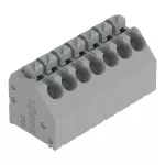Złączka do płytek drukowanych przycisk 1,5 mm² RM 3,5 mm 7-bieg, szara 250-107