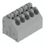 Złączka do płytek drukowanych przycisk 1,5 mm² RM 3,5 mm 5-bieg, szara 250-105