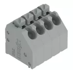 Złączka do płytek drukowanych przycisk 1,5 mm² RM 3,5 mm 4-bieg, szara 250-104
