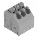 Złączka do płytek drukowanych przycisk 1,5 mm² RM 3,5 mm 3-bieg, szara 250-203