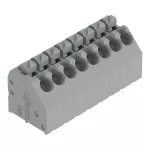Złączka do płytek drukowanych przycisk 1,5 mm² RM 3,5 mm 8-bieg, szara 250-208