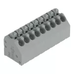 Złączka do płytek drukowanych przycisk 1,5 mm² RM 3,5 mm 9-bieg, szara 250-209
