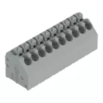 Złączka do płytek drukowanych przycisk 1,5 mm² RM 3,5 mm 10-bieg, szara 250-210