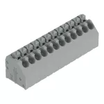 Złączka do płytek drukowanych przycisk 1,5 mm² RM 3,5 mm 12-bieg, szara 250-212