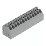Złączka do płytek drukowanych przycisk 1,5 mm² RM 3,5 mm 13-bieg, szara 250-213
