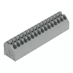 Złączka do płytek drukowanych przycisk 1,5 mm² RM 3,5 mm 16-bieg, szara 250-216