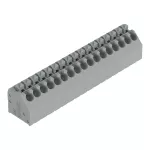 Złączka do płytek drukowanych przycisk 1,5 mm² RM 3,5 mm 17-bieg, szara 250-217