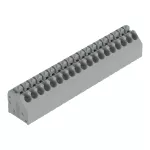 Złączka do płytek drukowanych przycisk 1,5 mm² RM 3,5 mm 19-bieg, szara 250-219