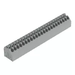 Złączka do płytek drukowanych przycisk 1,5 mm² RM 3,5 mm 23-bieg, szara 250-223
