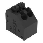 Złączka THR do płytek drukowanych przycisk 1,5 mm² RM 3,5 mm 2-bieg, czarny 250-202/353-604