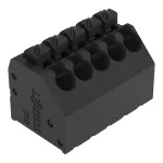 Złączka THR do płytek drukowanych przycisk 1,5 mm² RM 3,5 mm 5-bieg, czarny 250-205/353-604
