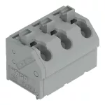 Złączka do płytek drukowanych przycisk 1,5 mm² RM 7,5 mm 3-bieg, szara