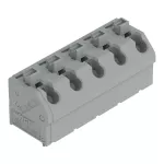 Złączka do płytek drukowanych przycisk 1,5 mm² RM 7,5 mm 5-bieg, szara
