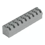 Złączka do płytek drukowanych przycisk 1,5 mm² RM 7,5 mm 9-bieg, szara