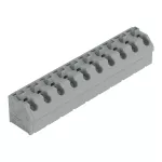 Złączka do płytek drukowanych przycisk 1,5 mm² RM 7,5 mm 10-bieg, szara