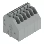 Złączka do płytek drukowanych przycisk 0,5 mm² RM 2,5 mm 6-bieg, szara 250-406