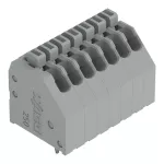 Złączka do płytek drukowanych przycisk 0,5 mm² RM 2,5 mm 7-bieg, szara 250-407