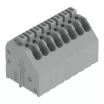 Złączka do płytek drukowanych przycisk 0,5 mm² RM 2,5 mm 8-bieg, szara 250-408