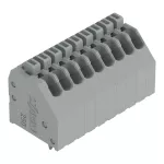 Złączka do płytek drukowanych przycisk 0,5 mm² RM 2,5 mm 9-bieg, szara 250-409