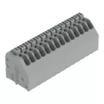Złączka do płytek drukowanych przycisk 0,5 mm² RM 2,5 mm 14-bieg, szara