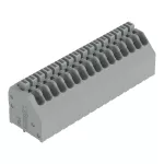 Złączka do płytek drukowanych przycisk 0,5 mm² RM 2,5 mm 16-bieg, szara 250-416