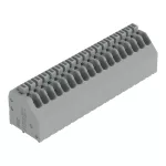 Złącze do PCB przycisk 0,5 mm² raster 2,5 mm 18-bieg., szary 250-418