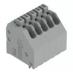 Złączka do płytek drukowanych przycisk 0,5 mm² RM 2,54 mm 5-bieg, szara