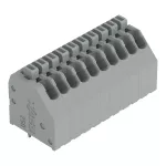 Złączka do płytek drukowanych przycisk 0,5 mm² RM 2,54 mm 10-bieg, szara
