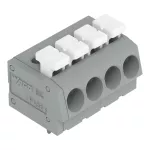 Złączka do płytek drukowanych przycisk 2,5 mm² RM 5 mm 2-bieg, szara 804-102
