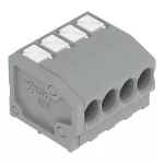 Złączka do płytek drukowanych przycisk 1,5 mm² RM 3,5 mm 2-bieg, szara 805-302