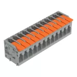 Złącze do PCB dźwignia 4 mm² raster 5 mm 12-bieg., szary
