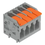 Złącze do PCB dźwignia 4 mm² raster 5 mm 5-bieg., czarny