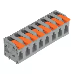 Złącze do PCB dźwignia 4 mm² raster 7,5 mm 8-bieg., szary