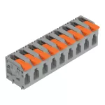 Złącze do PCB dźwignia 4 mm² raster 7,5 mm 9-bieg., szary