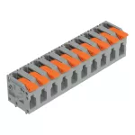 Złącze do PCB dźwignia 4 mm² raster 7,5 mm 10-bieg., szary