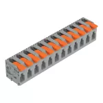 Złącze do PCB dźwignia 4 mm² raster 7,5 mm 12-bieg., szary