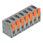 Złącze do PCB dźwignia 4 mm² raster 7,5 mm 7-bieg., szary