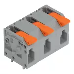 Złącze do PCB dźwignia 4 mm² raster 11,5 mm 3-bieg., szary