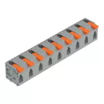 Złączka do płytek drukowanych dźwignia 4 mm² raster 11,5mm 9-bieg, szara