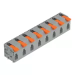 Złączka do płytek drukowanych dźwignia 4 mm² raster 11,5mm 2-bieg, niebieski