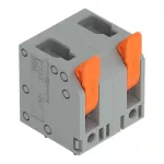 Złączka do płytek drukowanych dźwignia 4 mm² raster 11,5mm 2-bieg, szara