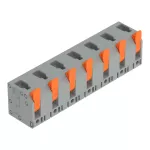 Złącze do PCB dźwignia 4 mm² raster 11,5 mm 7-bieg., szary