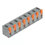 Złącze do PCB dźwignia 4 mm² raster 11,5 mm 8-bieg., szary