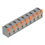 Złącze do PCB dźwignia 4 mm² raster 11,5 mm 9-bieg., szary