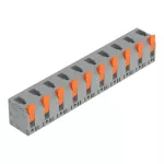 Złącze do PCB dźwignia 4 mm² raster 11,5 mm 10-bieg., szary