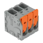 Złącze do PCB dźwignia 6 mm² raster 7,5 mm 3-bieg., szary