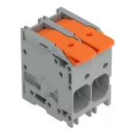 Złączka do płytek drukowanych dźwignia 16 mm² RM 10 mm 2-bieg, szara 2616-1102